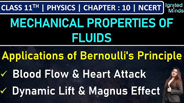Class 11th Physics | Applications of Bernoulli
