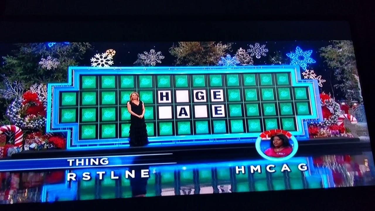 Wheel of Fortune Bonus Round (December 17, 2018) YouTube