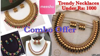 Meesho Trendy Necklace /Combo Offer /Traditional and Stylish #shorts