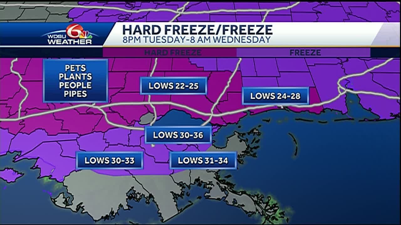 Freeze warnings in place tonight - YouTube