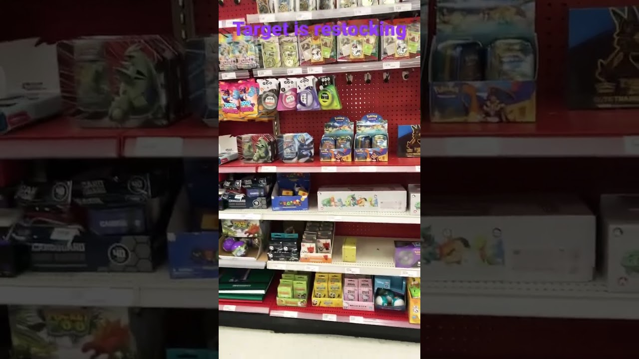 Target is restocking 