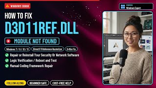 Fix d3d11ref.dll 3D Error!
