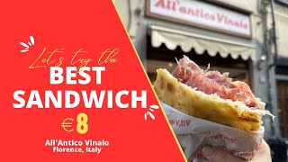 Florence's Iconic Sandwich Street Food Experience at All Antico Vinaio