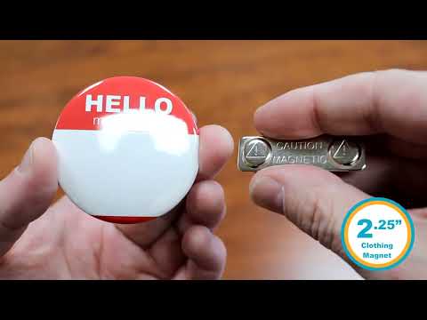 WackyButtons.com - 2.25 inch Clothing Magnet Badge