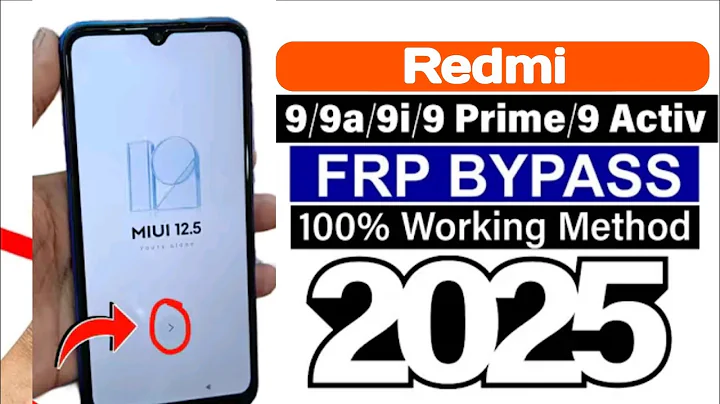 Redmi 9/9a/9i/9 Prime/9 Activ - Google Account/FRP Bypass - 100% Working (Without Pc)