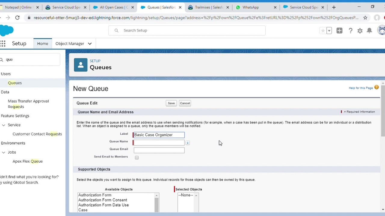 Create Queues and add Users/Groups to it in Salesforce - YouTube