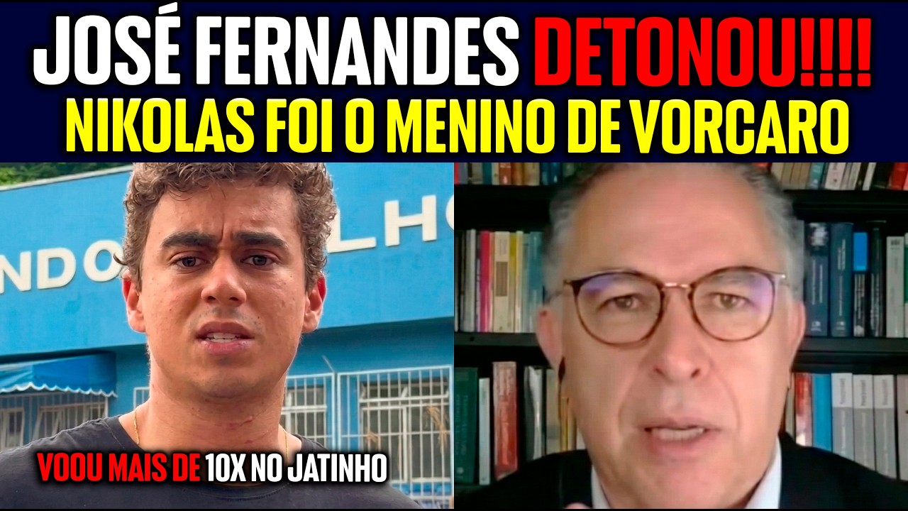 ATAQUE FULMINANTE NA FÓRUM: JOSÉ FERNANDES DETONA NIKOLAS E EXPÕE AS VIAGENS NO JATINHO DE VORCARO!!
