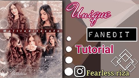 Unique PicsArt fanedit Tutorial 😍|| Trending FANEDIT TUTORIAL 🔥|Aesthetic Edit Tutorial 😍|| By~RAIDA