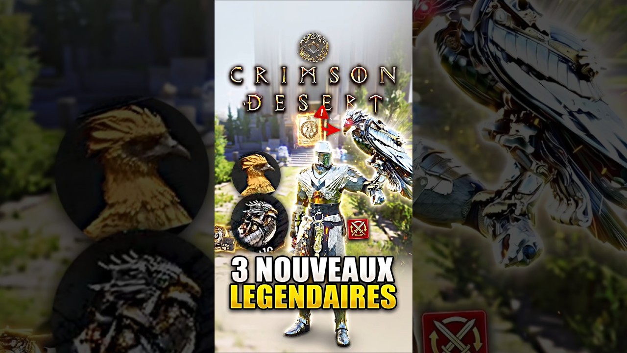 Les 3 Nouveaux Oiseaux LEGENDAIRES de Crimson Desert ! Aigle de Fer, Ara Hyacinthe, Phénix: Familier