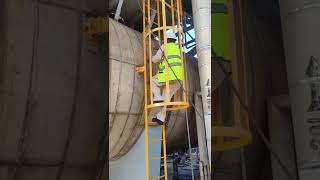 How to climb monkey Ladder  #monkeyladder #industrial #shorts #viral #viralvideo