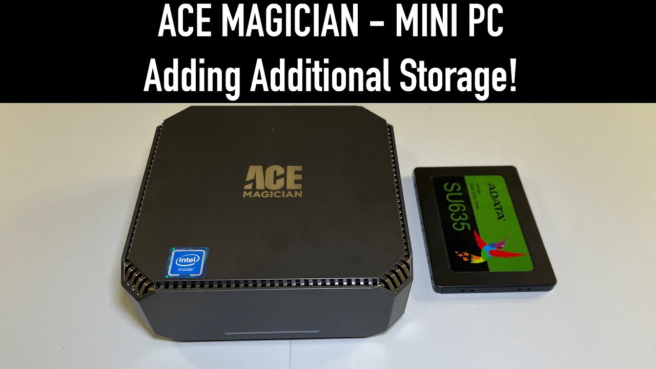 Ace Magician Mini PC, see how simple it is to add additional