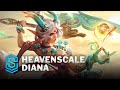 Heavenscale diana skin spotlight  league of legends