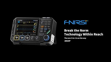 FNIRSI 2D15P Touch Screen 2CH 100MHz Digital Oscilloscope +Multimeter +DDS | Own The Precision