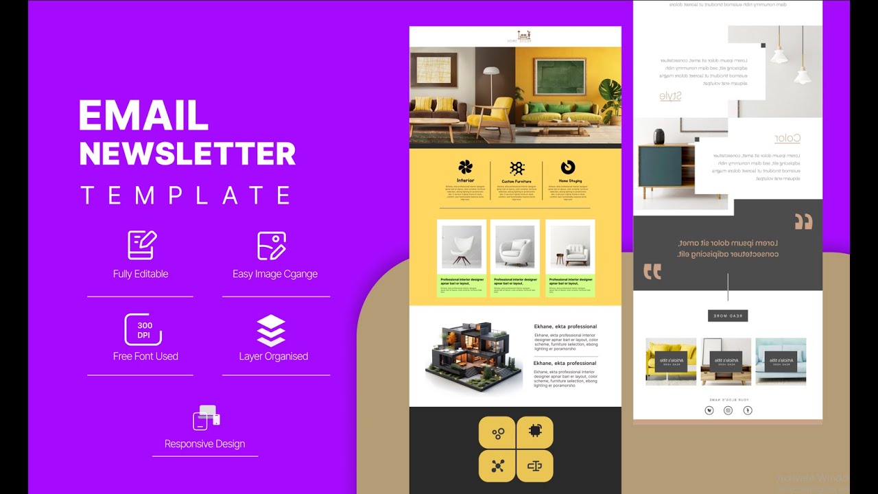 HTML Email Template Design | Email Safe HTML Tutorial | Beginner ...