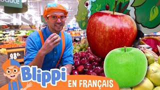 Blippi visite une station de conditionnement de pommes | @BlippiFrancais​