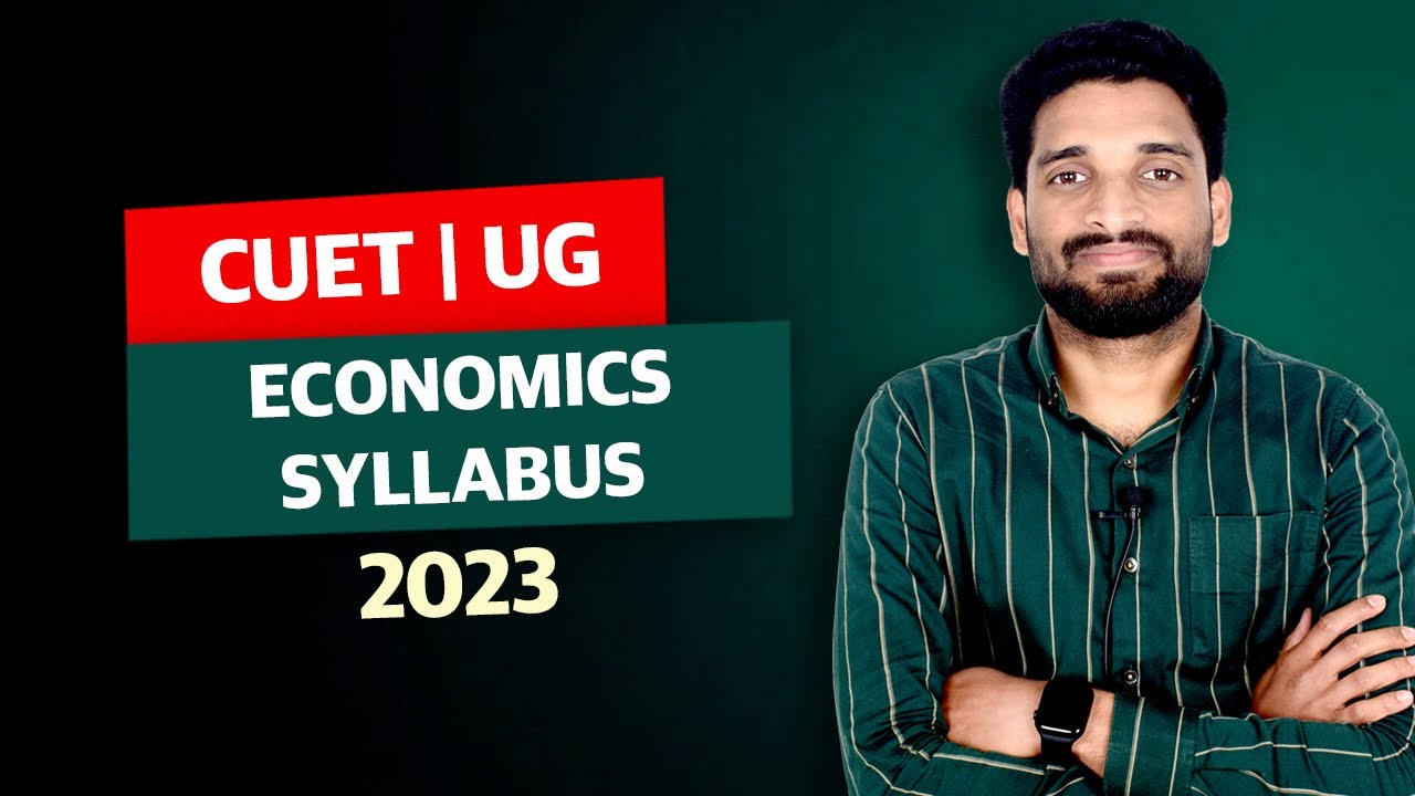 CUET bcom syllabus economics | CUET ug 2023 | admission - YouTube