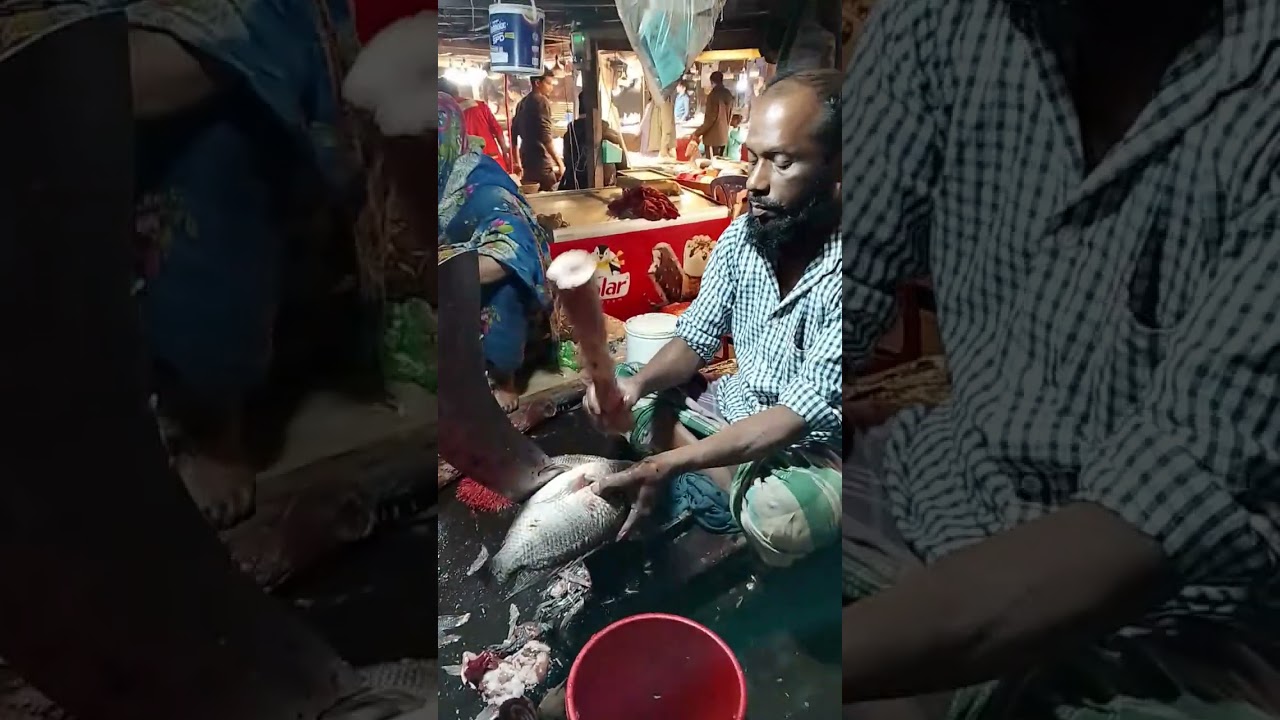 Kamal Singh fish cutting skills 