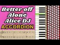Better Off Alone - Alice DJ | Accordion Tutorial for Beginners (Easy Eurodance Cover)