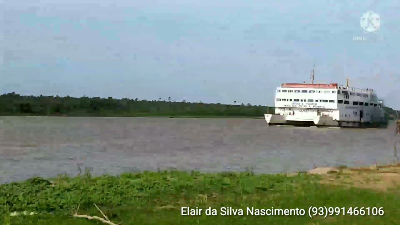 Navio Rondonia. chegando em monte alegre no pará