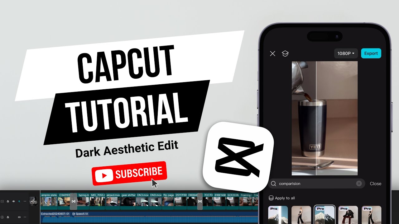 Dark Aesthetic Edit | CapCut Tutorial