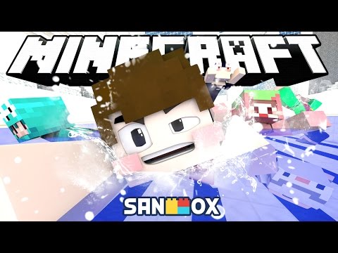 화살표 꾹꾹~ 신개념 수영배틀!! [화살표 수영대회: 마인크래프트] Minecraft - Wooloogames - [도티]