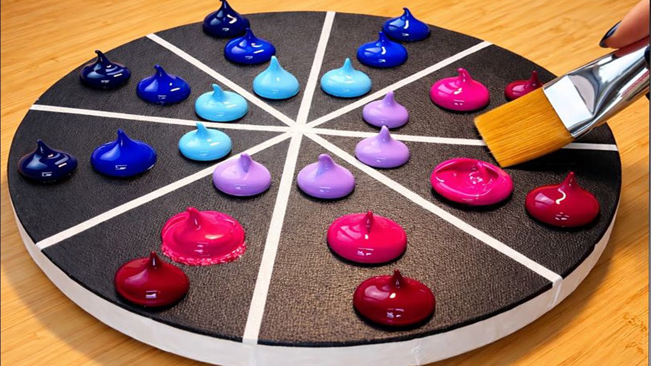 Most Satisfying Vibrant Acrylic Landscape Painting Process 🎨 (So Relaxing to Watch!)