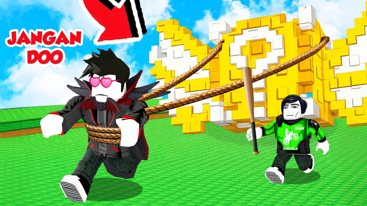 KITA JADI BEROTOT UNTUK TARIK LUCKY BLOCK PALING LANGKA DI ROBLOX!!!