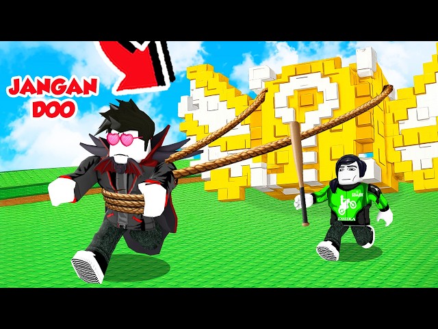 KITA JADI BEROTOT UNTUK TARIK LUCKY BLOCK PALING LANGKA DI ROBLOX!!!