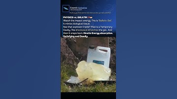 What a Bullet Does to Ballistic Gel (Slow Motion) 💥🍮 #shorts