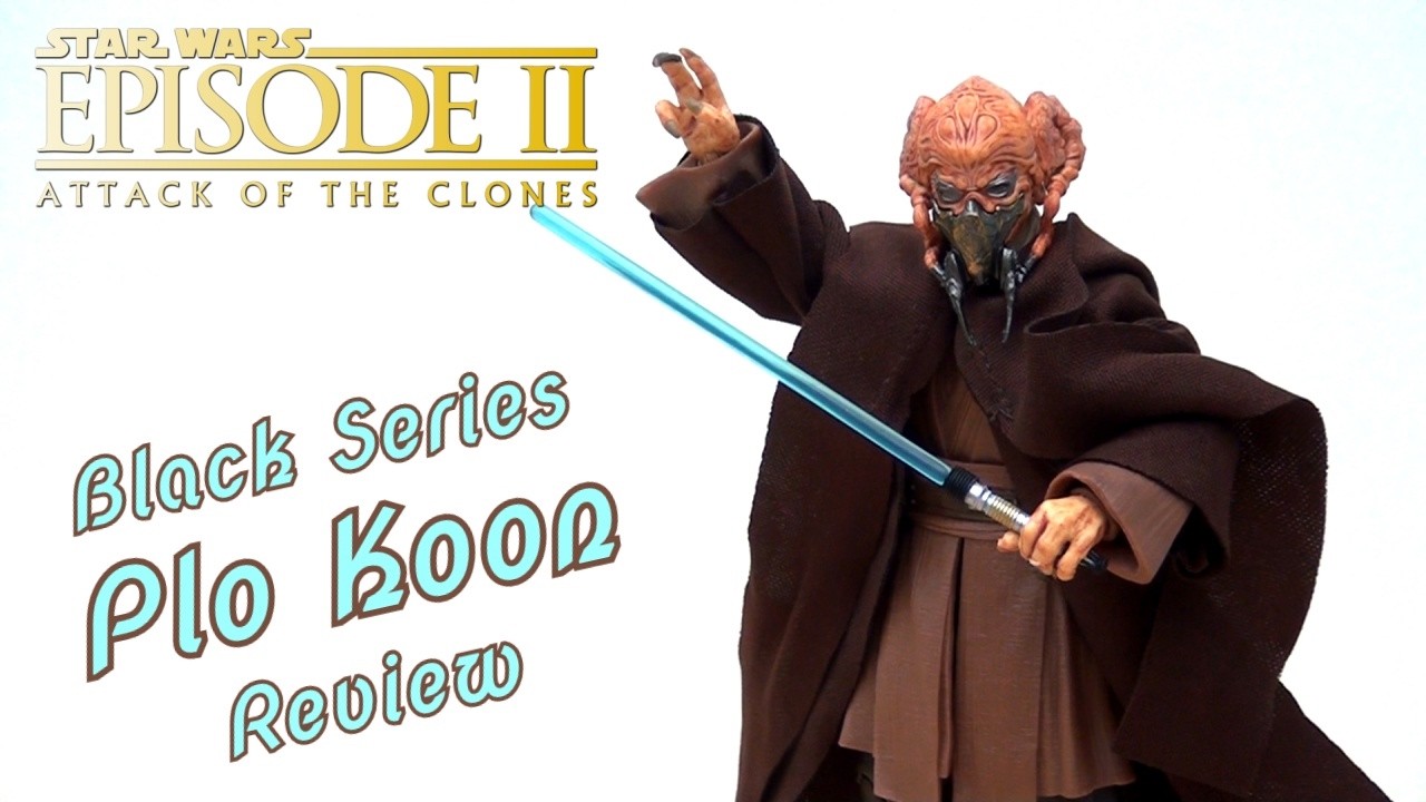 Star Wars Black Series Plo Koon Action Figure Review - YouTube