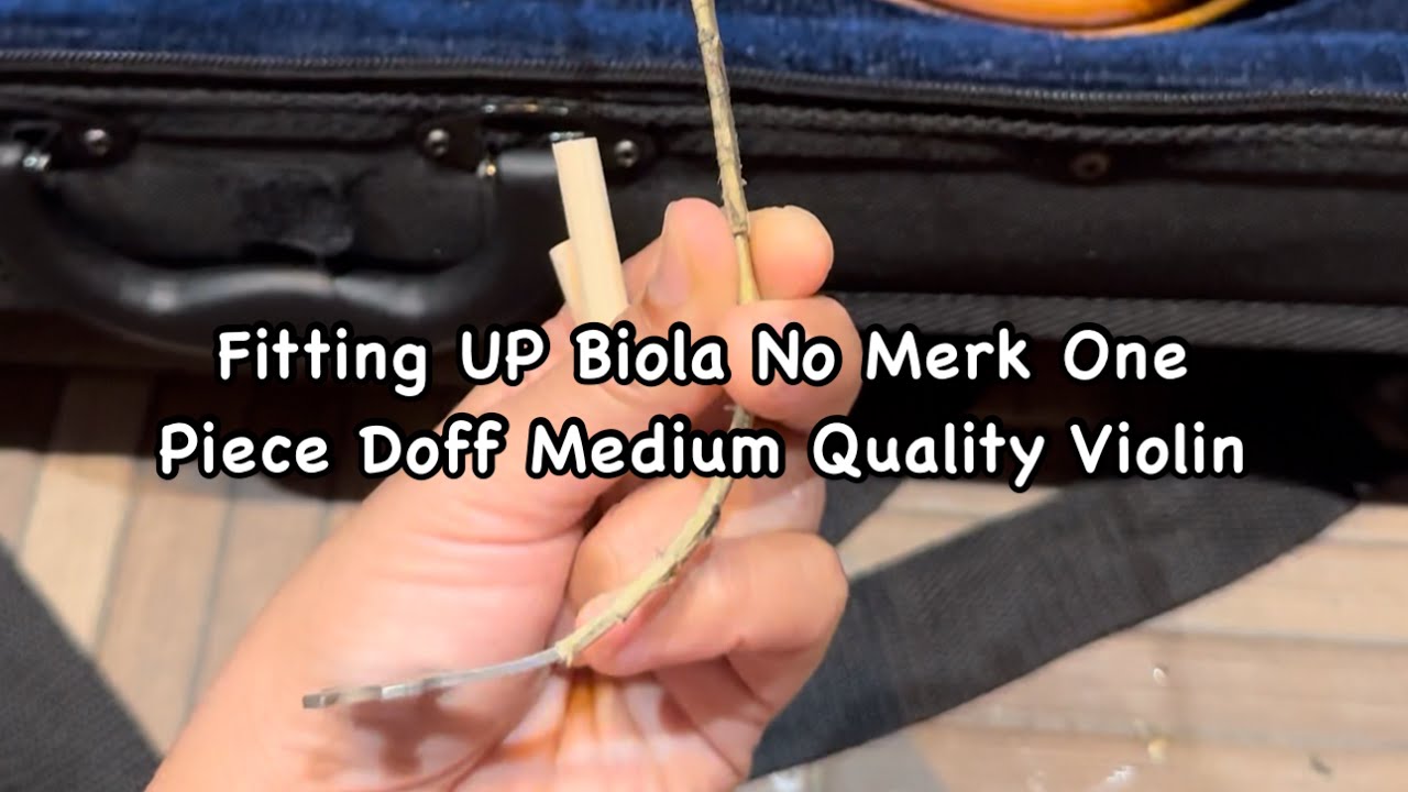 Fitting UP Biola No Merk One Piece Doff Medium Quality Violin di SE Music House Bandung