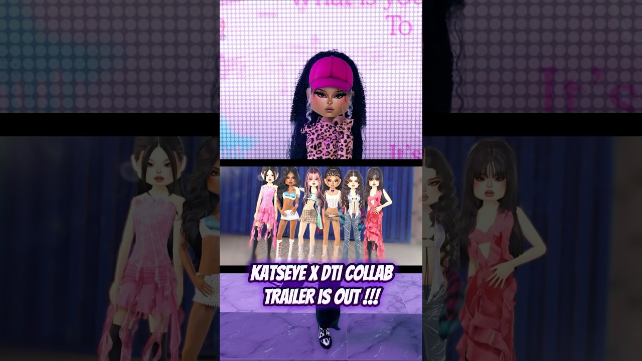 KATSEYE x DTI TRAILER IS OUT 💖 #dresstoimpress #dti #roblox #katseye #gnarly #dticollab