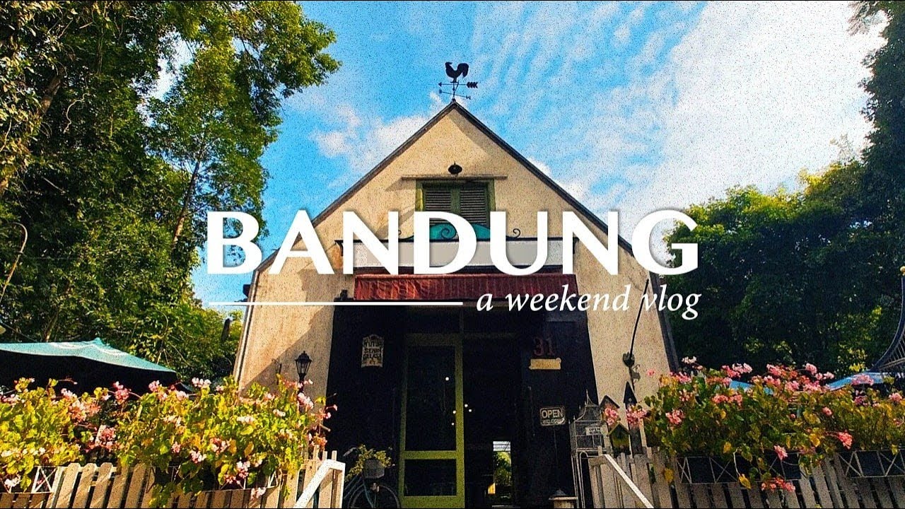 bandung vlog: taking whoosh, aesthetic cafes and scenic countryside 🚄☕🌿