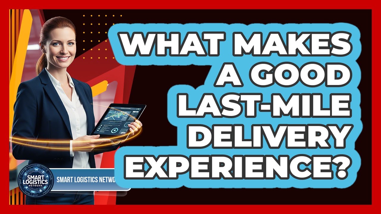 What Makes a Good Last-Mile Delivery Experience?