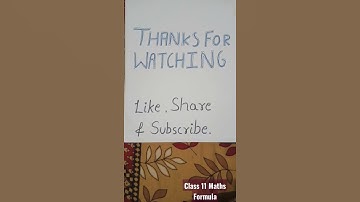 Class 11 Maths Formula Chapter-3: Trigonometric Functions #trending #shorts #youtubeshorts #maths