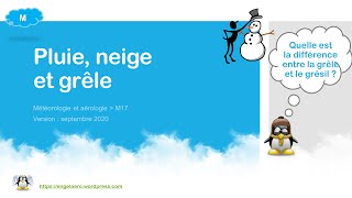 Différence entre le grésil et la neige