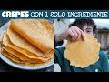 CRPES FATTE CON 1 SOLO INGREDIENTE: grande novit - ricetta sia dolce che salata | Davide Zambelli