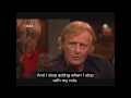 Rutger Hauer on De wereld draait door October 1 2006 LOW QUALITY  with English Subtitles