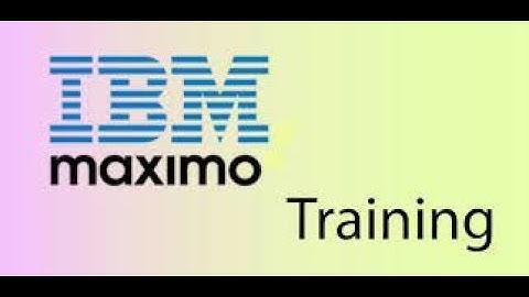 IBM Maximo Training – IBM Maximo Online Training (IBM Maximo Certification Tips)– IBM Maximo Course