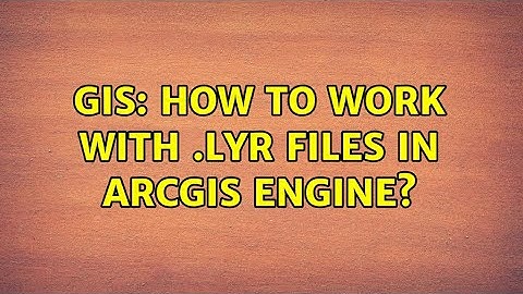 GIS: How to work with .lyr files in ArcGIS Engine?