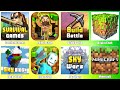 Minecraft,Build Battle,Sky Wars,Lucky Block,Robo Craft,Realm Craft,Survival Games,Primal Craft