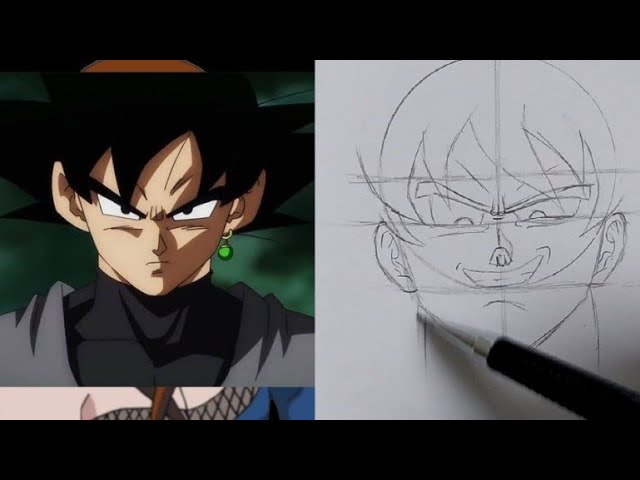 Como Desenhar Goku Black De Dragon Ball Super 