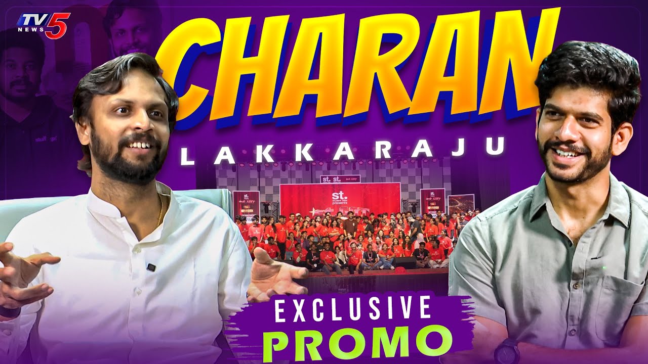 Student Tribe CEO Charan Lakkaraju EXCLUSIVE | PROMO | Podcast with Sharath | TV5 Entertainment