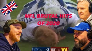 NFL Brutal Hits of the 2020 Season REACTION!! | OFFICE BLOKES REACT!!