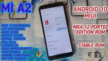 A10 MIUI DREAM PROJECT MIUI 12 CUSTOM ROM FOR MI A2 || FULL REVIEW OF THE ROM