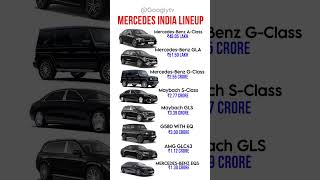 Mercedes India Lineup