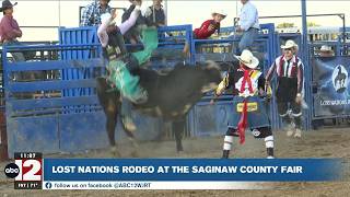Lost Nations Rodeo closes out Saginaw County Fair