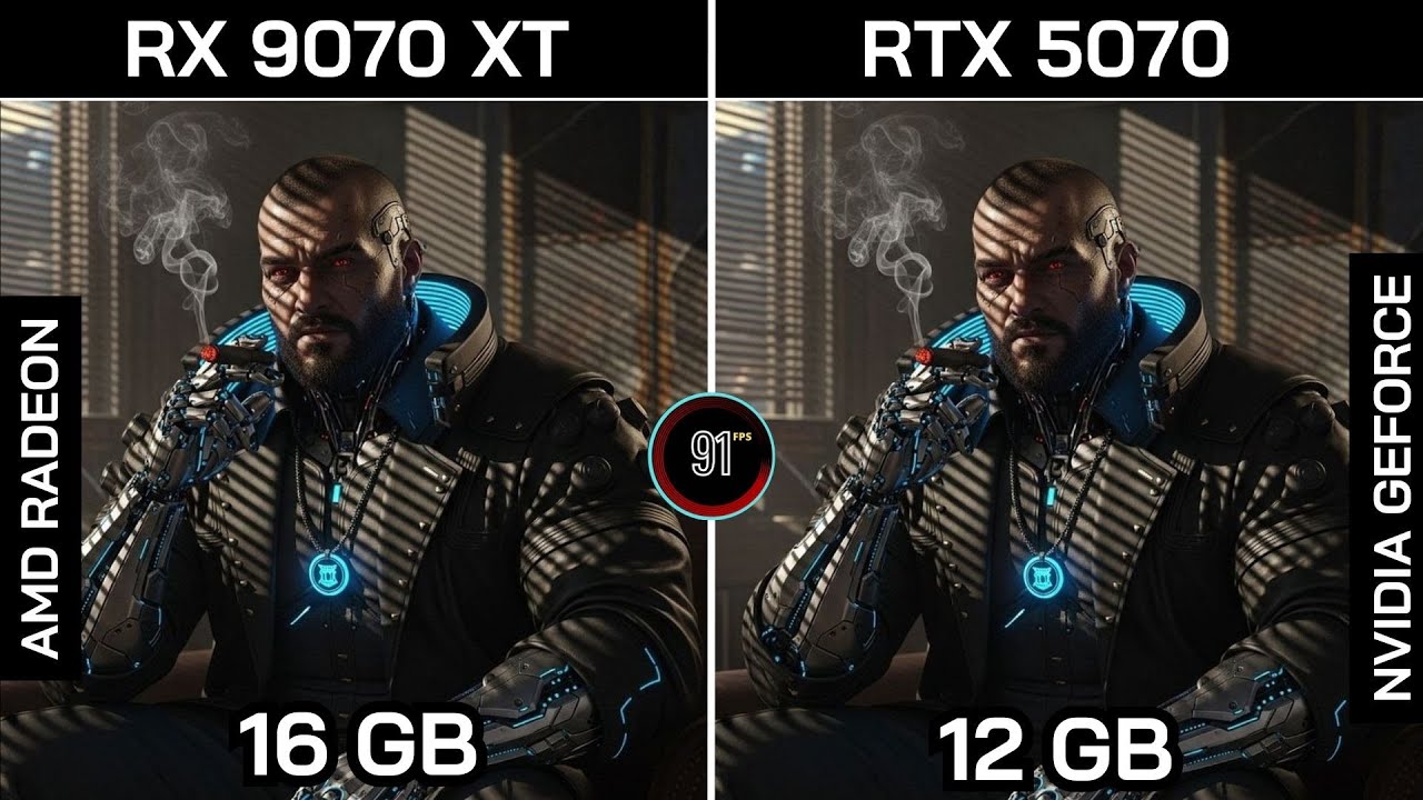 RX 9070 XT VS RTX 5070+ Ryzen™ 7 9800X3D : TEST IN 20 GAMES