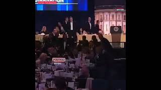 Trump was rushed out of the White House Correspondents’ Dinner following unexpected loud sounds.
