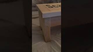 I built a DIY STEPPING STOOL! using Ana White’s free plans! #diymakeover #diy #diyproject